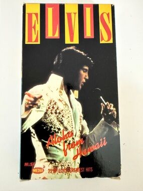 Elvis Presley Aloha from Hawaii VHS 1973 Live Concert 75 Min